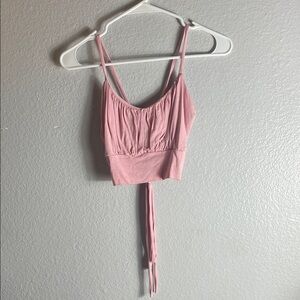 Pink Women's Spaghetti Strap Top